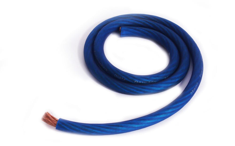 Napajalni kabel 10 mm2 (Moder - masa)
