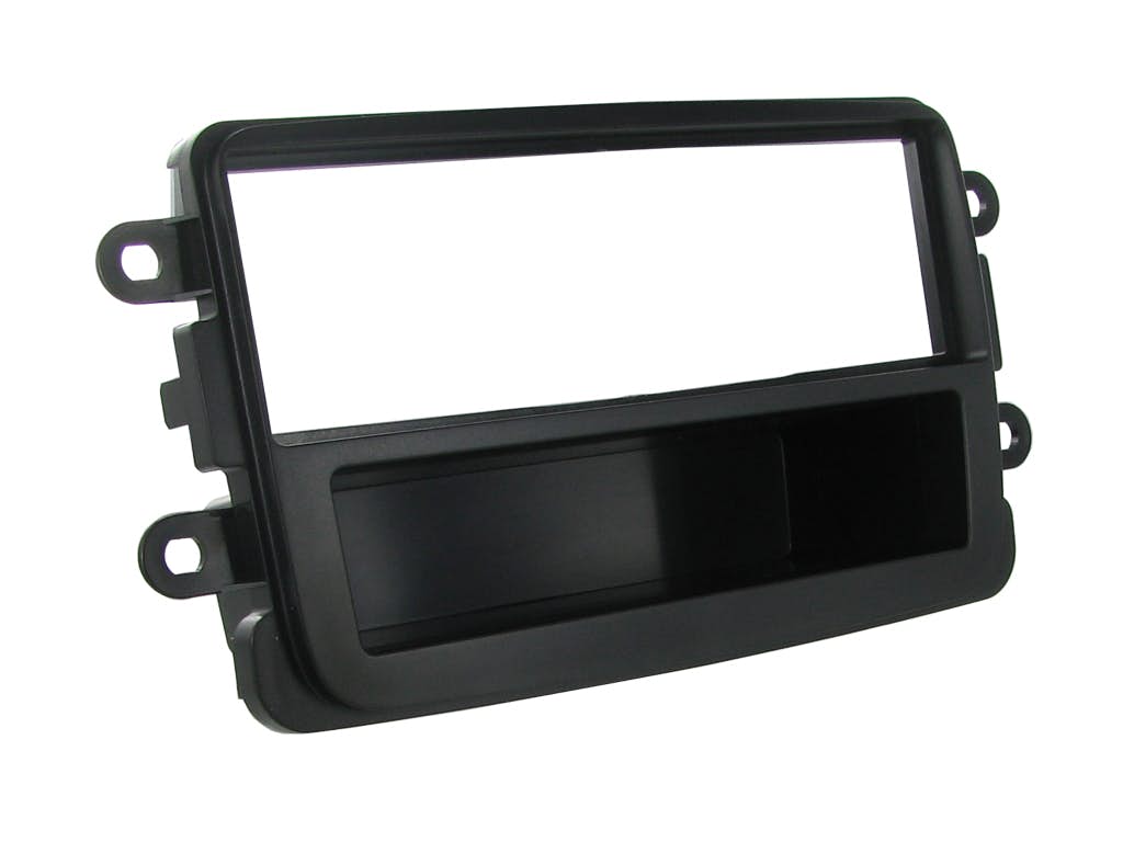 Maska za Dacia Dokker, Lodgy (1-DIN, 2012-) - mat črna