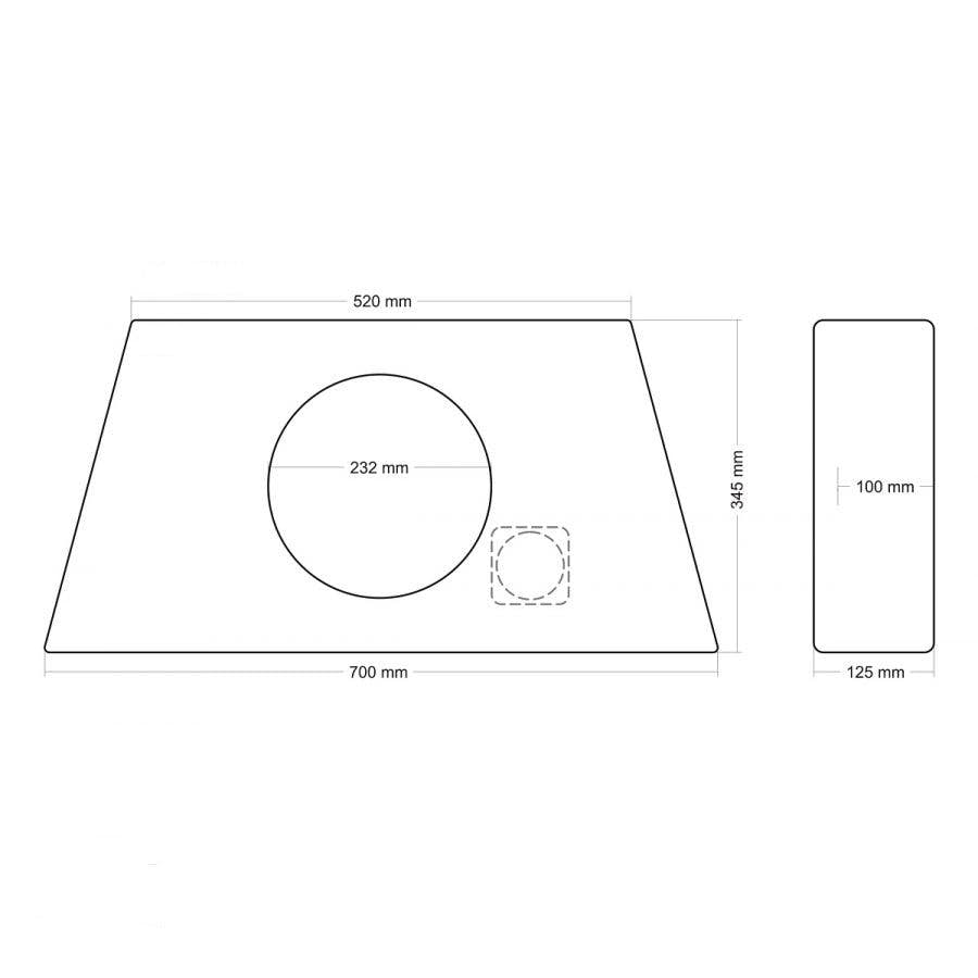 Ohišje za subwoofer OA1015 (ozko)