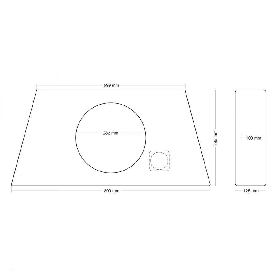 Ohišje za subwoofer OA1220 (ozko)