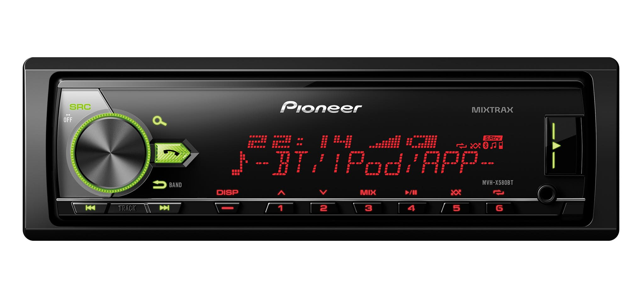 Pioneer mvh av185 как переключать песни если подключен айфон