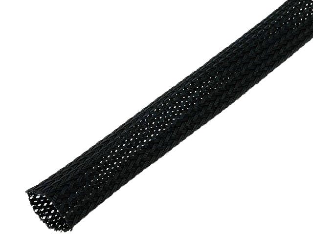 Snake skin zaščita za kable - opletena zaščita - črna (12 mm)