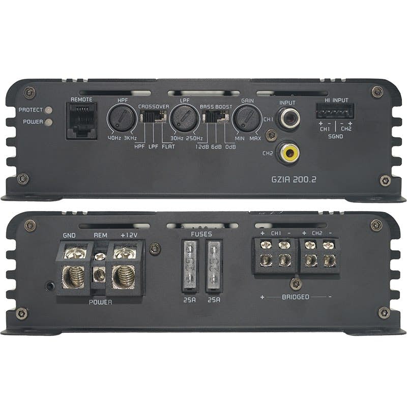 Avtoojačevalec Ground Zero GZIA 200.2 (2-kanalni)